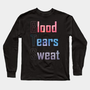 BTS - Blood, Sweat and Tears (watercolours) | Army | Kpop Long Sleeve T-Shirt